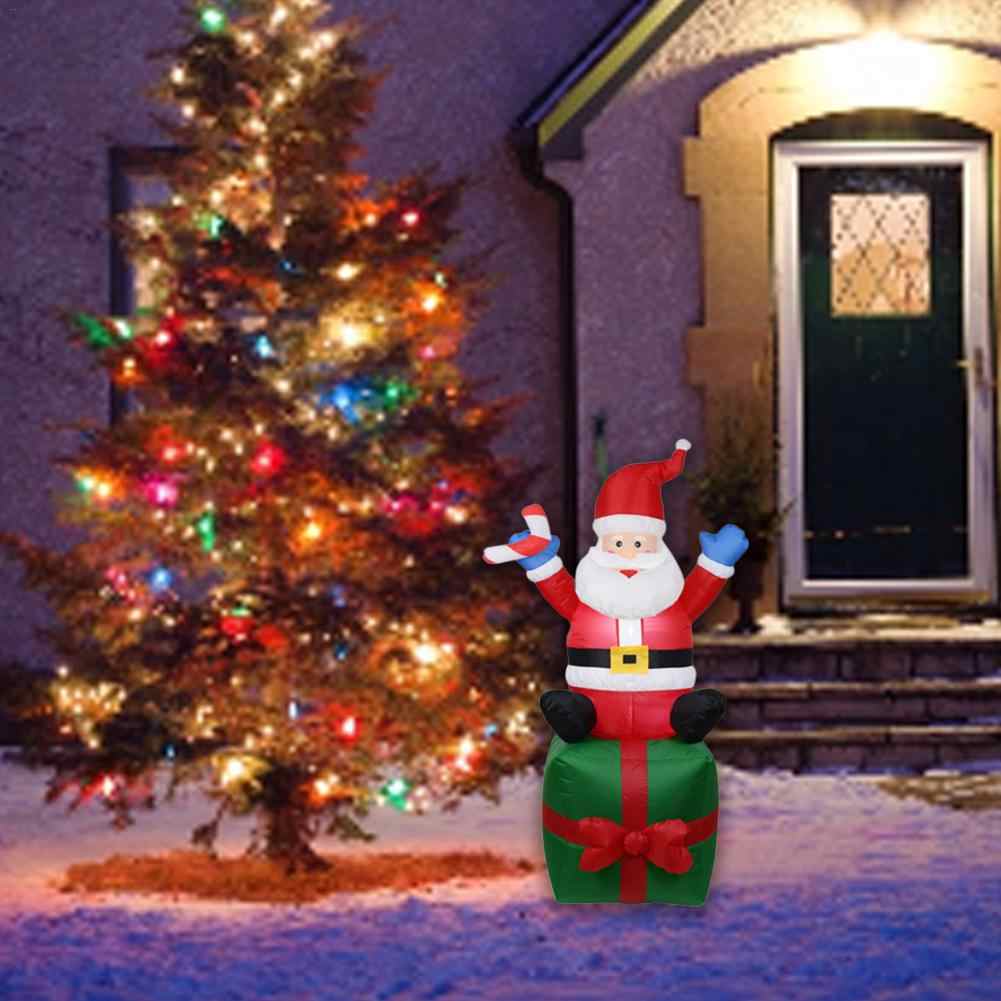 lighted santa christmas yard decoration inflatable santa claus