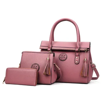 Spring 2020 New Tassel Retro Mother and Child Bag Three-piece Condom Mother Bag Handbag Messenger Bag Clutch Purse
Spring 2020 New Tassel Retro Mother and Child Bag Three-piece Condom Mother Bag Handbag Messenger Bag Clutch Purse