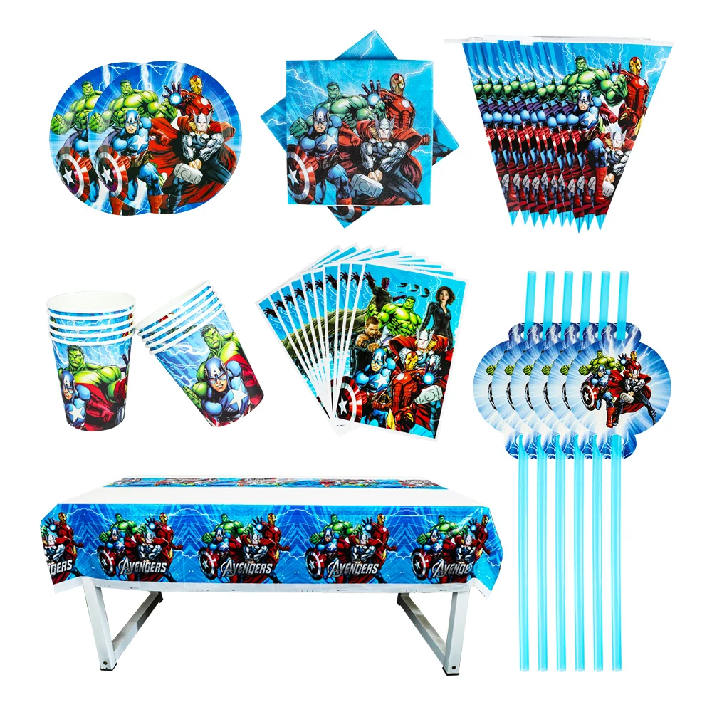 40/80/81/100PCS The Avengers Baby Shower Party Decoration Birthday Sets Banner Straw bag Cup Plate Tablecloth Supplies For Kids
40/80/81/100PCS The Avengers Baby Shower Party Decoration Birthday Sets Banner Straw bag Cup Plate Tablecloth Supplies For Kids