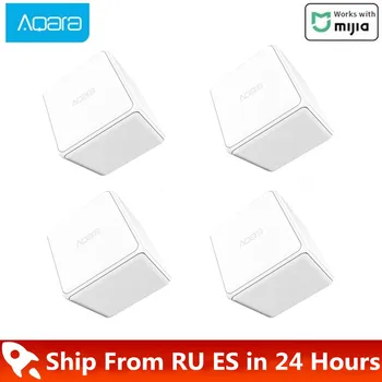 Xiaomi Aqara Magic Cube Controller Zigbee Version Controlled By Six Actions App Mi Home For Smart Home Device Smart Socket
Xiaomi Aqara Magic Cube Controller Zigbee Version Controlled By Six Actions App Mi Home For Smart Home Device Smart Socket