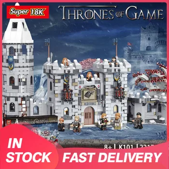 In Stock K101 Movie Series Game Of Thrones Winterfell Castle Moc-39717 Dragon Building Blocks 18K Bricks Gift For Toys
In Stock K101 Movie Series Game Of Thrones Winterfell Castle Moc-39717 Dragon Building Blocks 18K Bricks Gift For Toys