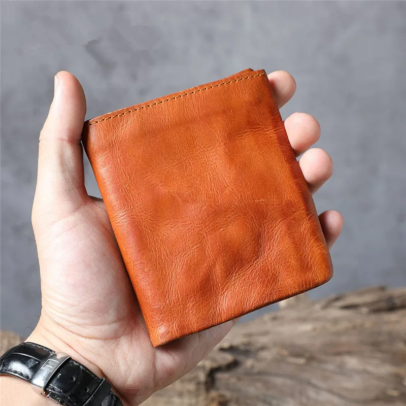Simple retro men's genuine leather short wallet first layer cowhide ladies daily short clip ultra-thin coin purse card holder
Simple retro men's genuine leather short wallet first layer cowhide ladies daily short clip ultra-thin coin purse card holder