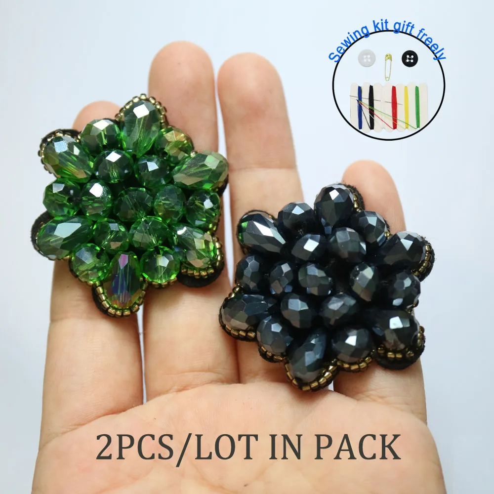 2pc/lot flower rhinestone beaded Patches for clothes Sew on sequins patch Applique embroidered parches bordados para
2pc/lot flower rhinestone beaded Patches for clothes Sew on sequins patch Applique embroidered parches bordados para