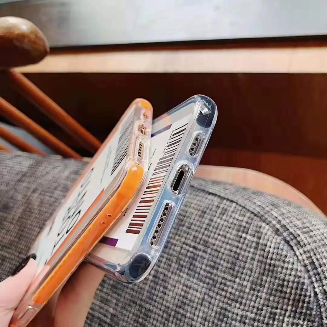 Toronto New York Luxury Air Tickets Bar code Label case for iPhone 11 Pro XS Max XR 6s 7 8 Plus Los Angeles 3D Color Clear cover H7fc6a3a4839545f086facdaf06926d1cD - Toronto New York Luxury Air Tickets Bar code Label case for iPhone 11 Pro XS Max XR 6s 7 8 Plus Los Angeles 3D Color Clear cover