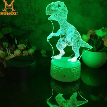 Molezu Halloween Dinosaur 10 Pattern 3D Led Night Light Decoration Children Kids Gifts 7 Color Changing Visual Table Lamp
Molezu Halloween Dinosaur 10 Pattern 3D Led Night Light Decoration Children Kids Gifts 7 Color Changing Visual Table Lamp