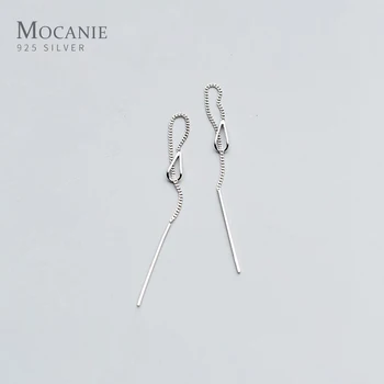 Mocanie Genuine 925 Sterling Silver Minimalist Long Chain Geometric Line Drop Dangle Earring for Women Korea Style Fine Jewelry
Mocanie Genuine 925 Sterling Silver Minimalist Long Chain Geometric Line Drop Dangle Earring for Women Korea Style Fine Jewelry