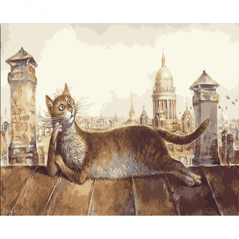 Painting By Number Cat Frame 40x50 Animal On Canvases Coloring By Number Handmade For Drawing Picture Adults Home Decoration Art
Painting By Number Cat Frame 40x50 Animal On Canvases Coloring By Number Handmade For Drawing Picture Adults Home Decoration Art