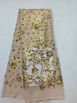 French Sequins Net Lace High Quality African Tulle Gold,Blue Sequin Lace Fabric for 2018 Sewing French Wedding Dress Fabric10573
French Sequins Net Lace High Quality African Tulle Gold,Blue Sequin Lace Fabric for 2018 Sewing French Wedding Dress Fabric10573