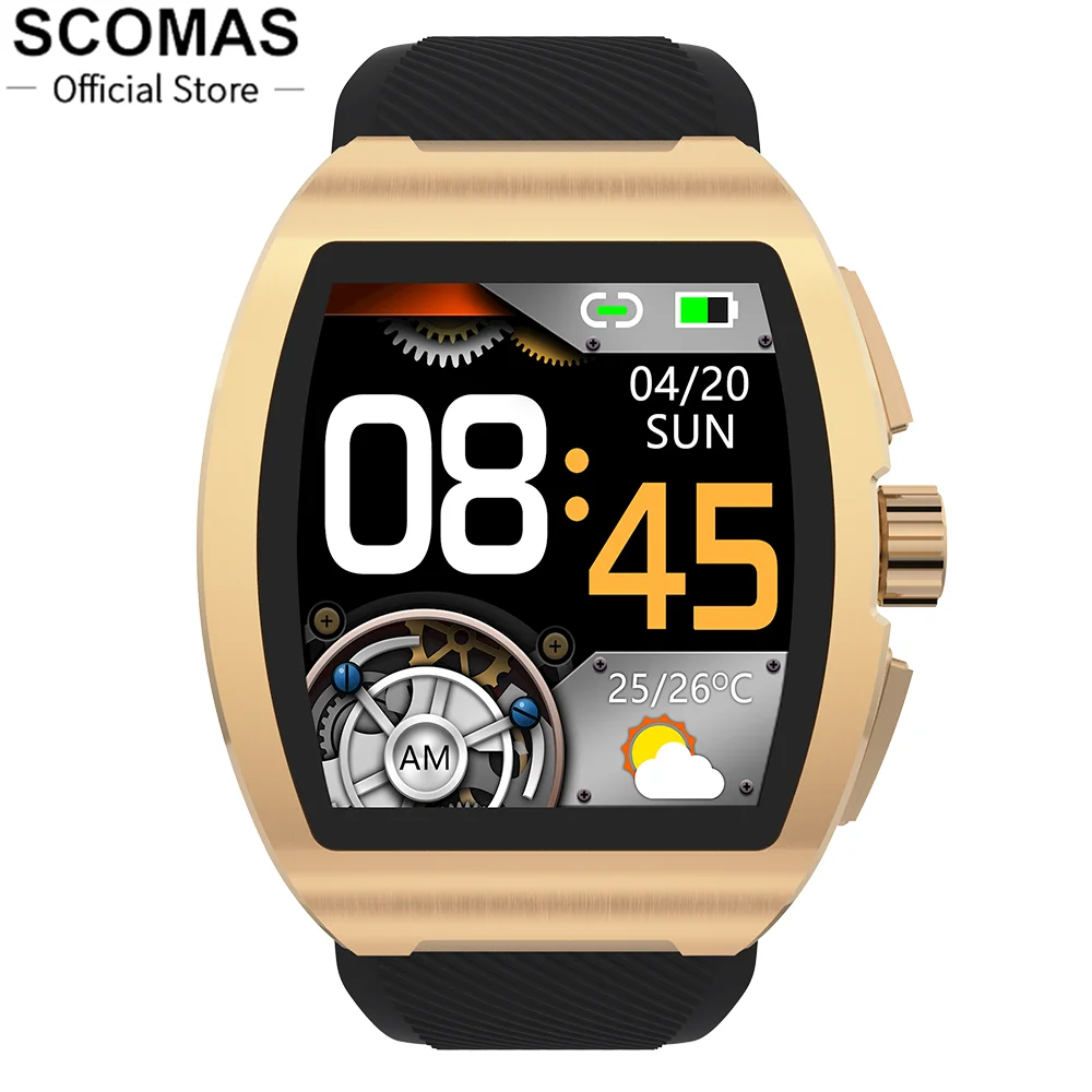 SCOMAS 2020 New Business Smart Watch Men Temperature Monitor Smartband Women BlueTooth Heart Rate Blood Pressure Smartwatches C1
SCOMAS 2020 New Business Smart Watch Men Temperature Monitor Smartband Women BlueTooth Heart Rate Blood Pressure Smartwatches C1