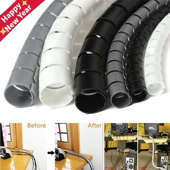 1M 8mm Cable Winder Protector PE Cord Cable Organizer Tools Computer Cord Protective Tube Clip Organizer Management Tools
1M 8mm Cable Winder Protector PE Cord Cable Organizer Tools Computer Cord Protective Tube Clip Organizer Management Tools