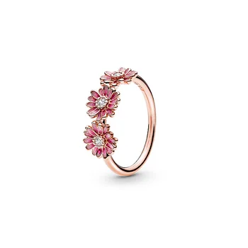 Rose aureate 3 pink daisies ring temperament is light luxurious fashionable individual character insta tide cool wind is contrac 
Rose aureate 3 pink daisies ring temperament is light luxurious fashionable individual character insta tide cool wind is contrac