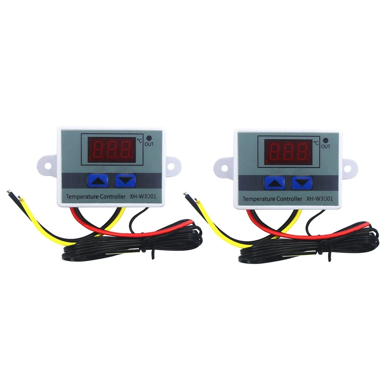 Promotion! 2Pcs 110-220V Ac Digital Led Temperature Controller Xh-W3001 for Incubator Cooling Heating Switch Thermostat Ntc Sens
Promotion! 2Pcs 110-220V Ac Digital Led Temperature Controller Xh-W3001 for Incubator Cooling Heating Switch Thermostat Ntc Sens