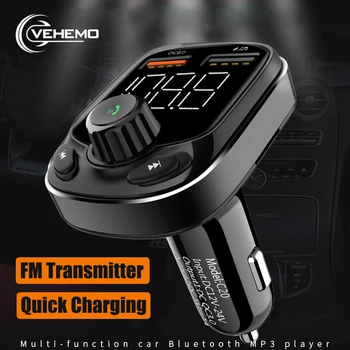 Car FM Transmitter Bluetooth Handsfree Car Kit Aux Modulator Car Audio MP3 Player Dual USB Car Charger QC3.0 Quick Charging 3.0
Car FM Transmitter Bluetooth Handsfree Car Kit Aux Modulator Car Audio MP3 Player Dual USB Car Charger QC3.0 Quick Charging 3.0