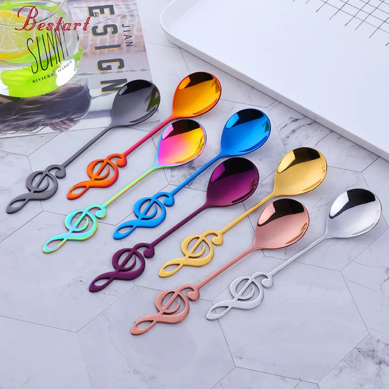 8PCS Colorful Musical Coffee Spoon Stainless Steel Creative Small Mini Dessert Spoon for Snack Tea Spoons Party Kitchen Tool
8PCS Colorful Musical Coffee Spoon Stainless Steel Creative Small Mini Dessert Spoon for Snack Tea Spoons Party Kitchen Tool