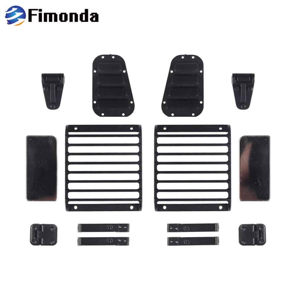 TRX-4 simulation decoration Front Lamp Guard Grille Door Hinge Intake Grille Engine Cover for 1/10 RC Crawler Traxxas TRX4
TRX-4 simulation decoration Front Lamp Guard Grille Door Hinge Intake Grille Engine Cover for 1/10 RC Crawler Traxxas TRX4