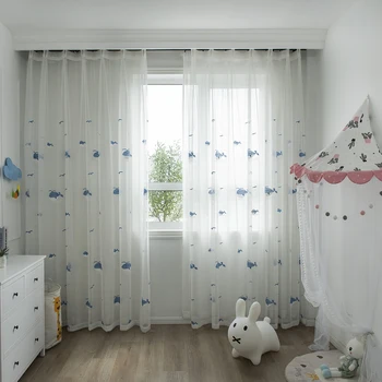 1pc Cartoon Whale Curtains Windows Tulle Curtains Home Modern Screening Drapes Sheer Living Room Bedroom Drapes Sheer Curtains
1pc Cartoon Whale Curtains Windows Tulle Curtains Home Modern Screening Drapes Sheer Living Room Bedroom Drapes Sheer Curtains