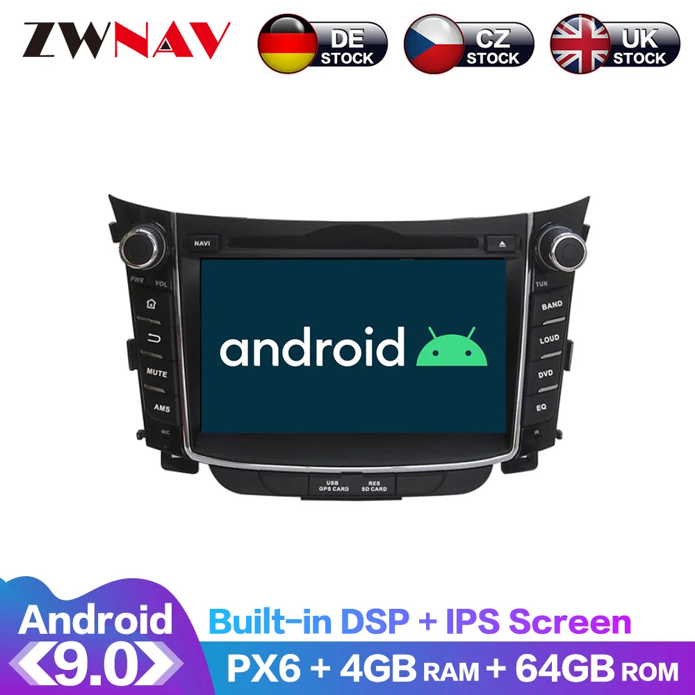 Android 9 IPS Screen PX6 DSP For Hyundai I30 Elantra GT 2012 + Car DVD GPS Multimedia Player Head Unit Radio Navi Audio Stereo
Android 9 IPS Screen PX6 DSP For Hyundai I30 Elantra GT 2012 + Car DVD GPS Multimedia Player Head Unit Radio Navi Audio Stereo
