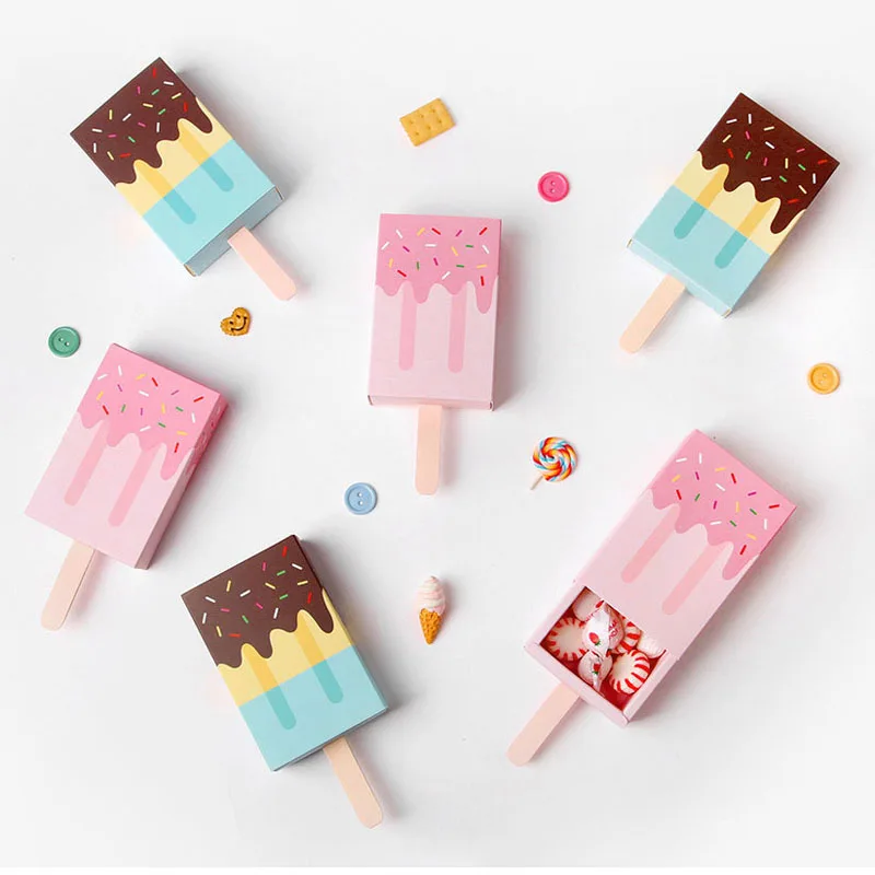 5pcs Ice Cream Shape Paper Drawer Matches Packing Boxes Wedding Party Candy Box Handmade Gifts Boxes Stationery Container
5pcs Ice Cream Shape Paper Drawer Matches Packing Boxes Wedding Party Candy Box Handmade Gifts Boxes Stationery Container