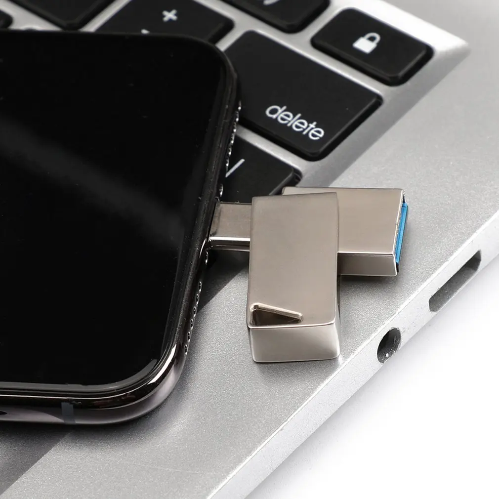 2 In 1 Type-C USB 3.0 HS1804 Capacity U Disk Memory Stick Pen Drive Triangular Hole for Android Smartphone tablet PC
2 In 1 Type-C USB 3.0 HS1804 Capacity U Disk Memory Stick Pen Drive Triangular Hole for Android Smartphone tablet PC