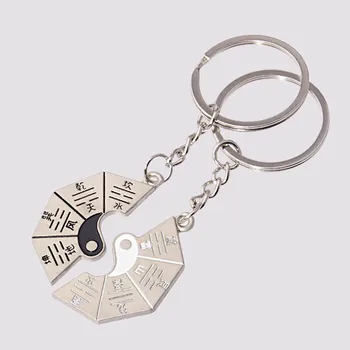 Vintage Silver Yin Yang Bagua Map Keychain Ring For Keys Car Bag Key Ring Handbag Couple Key Chains Gifts Accessories
Vintage Silver Yin Yang Bagua Map Keychain Ring For Keys Car Bag Key Ring Handbag Couple Key Chains Gifts Accessories