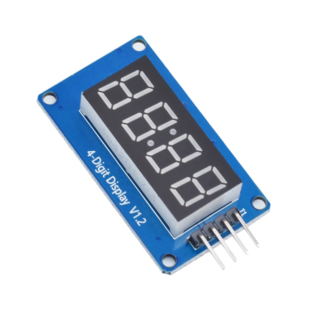 Модуль светодиодного дисплея TM1637 для Arduino 7 сегментов 4 бита 1 5 дюймовые часы