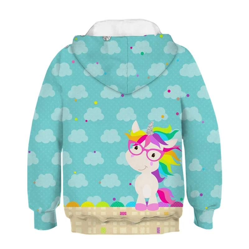 Sparkling Unicorn Black Hoodie Sparkling Unicorn Black Hoodie