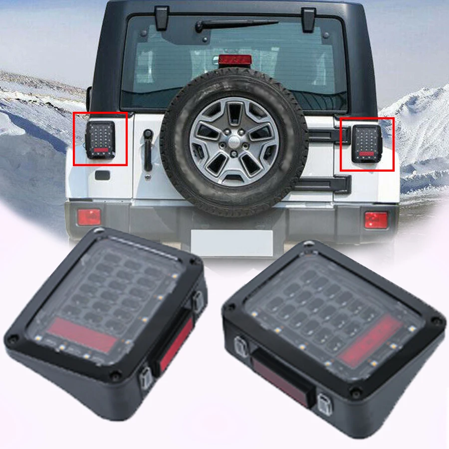 Samger LED Rear Tail Light Brake Light Back Up Rear Parking Stop Light For Jeep Wrangler JK 2007-2016 LED Tail Lights
Samger LED Rear Tail Light Brake Light Back Up Rear Parking Stop Light For Jeep Wrangler JK 2007-2016 LED Tail Lights
