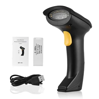 Wireless 2.4GHz 1D Barcode Scanner CCD Bar Code Reader Supports Computer Screen Scanning Mobile Payment with USB Receiver Cable
Wireless 2.4GHz 1D Barcode Scanner CCD Bar Code Reader Supports Computer Screen Scanning Mobile Payment with USB Receiver Cable