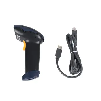2D Barcode Scanner USB Wired Automatic Barcode Scanner Scanning Barcode Bar-code Reader Black Simple Installation