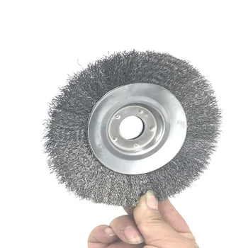 6inch Cutter Derust Lawn Mower Steel Wire Power Tool Accessories Wheel Garden Weed Brush Break-Proof Rounded Edge Trimmer Head
6inch Cutter Derust Lawn Mower Steel Wire Power Tool Accessories Wheel Garden Weed Brush Break-Proof Rounded Edge Trimmer Head