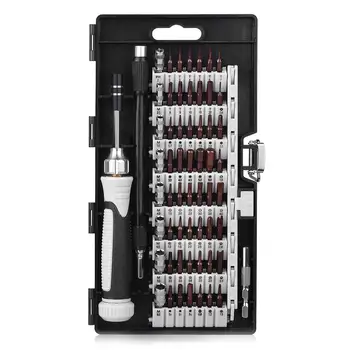 Precision screwdriver set 60in1 Multifunction repair kit with magnet S2 Alloy steel 56 types Bit electrostatic breakdown reconst
Precision screwdriver set 60in1 Multifunction repair kit with magnet S2 Alloy steel 56 types Bit electrostatic breakdown reconst
