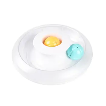 Interactive Cat Ball Toy Anti-slip Safe Pet Turntable Exerciser Game Teaser For Cats Cat Turntable Toy Amusement Park Plate
Interactive Cat Ball Toy Anti-slip Safe Pet Turntable Exerciser Game Teaser For Cats Cat Turntable Toy Amusement Park Plate