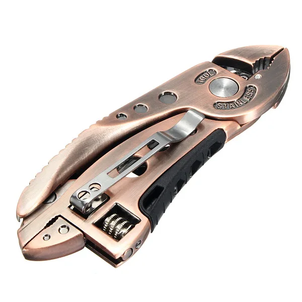 Multifuntion 5 in 1 Pliers Survival Multi Hand Tools Mini Screwdriver Set Adjustable Wrench Jaw Spanner Pocket Knife Repair Tool
Multifuntion 5 in 1 Pliers Survival Multi Hand Tools Mini Screwdriver Set Adjustable Wrench Jaw Spanner Pocket Knife Repair Tool