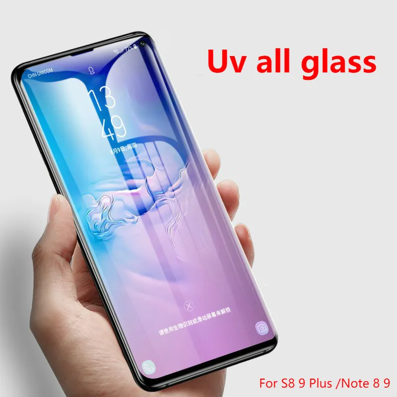 screen protector For Samsung S8 S9 S10 S10 plus note 9 Fingerprint unlock glass surface liquid full glue UV tempered film
screen protector For Samsung S8 S9 S10 S10 plus note 9 Fingerprint unlock glass surface liquid full glue UV tempered film