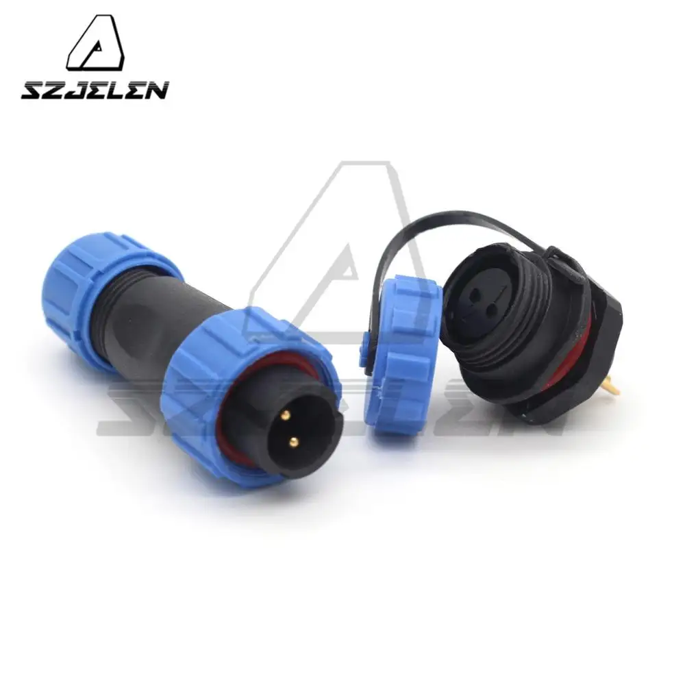 SP13 2 pin waterproof connector, Power wire connectors, cable connectors , automotive connector Plug socket, IP68
SP13 2 pin waterproof connector, Power wire connectors, cable connectors , automotive connector Plug socket, IP68