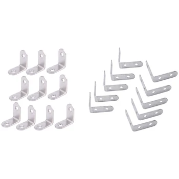 20Pcs Stainless Steel Shelf Support Corner Brace Angle Bracket - 10Pcs 50X50Mm & 10Pcs 30X30Mm 
20Pcs Stainless Steel Shelf Support Corner Brace Angle Bracket - 10Pcs 50X50Mm & 10Pcs 30X30Mm
