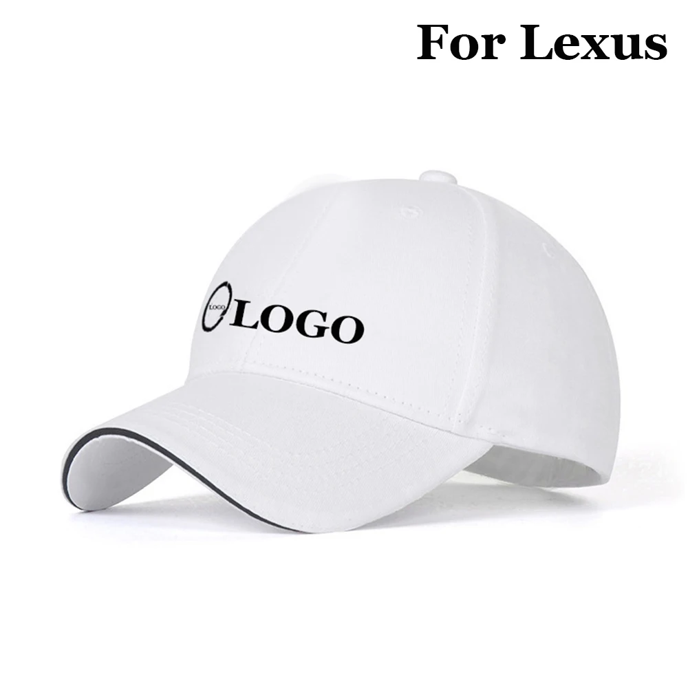 White Unisex Curved Sunhat Car Logo Baseball Cap Cotton Adjustable Embroidery Outdoor Casual Hat Fashion Hip Hop Cap for Lexus 
White Unisex Curved Sunhat Car Logo Baseball Cap Cotton Adjustable Embroidery Outdoor Casual Hat Fashion Hip Hop Cap for Lexus