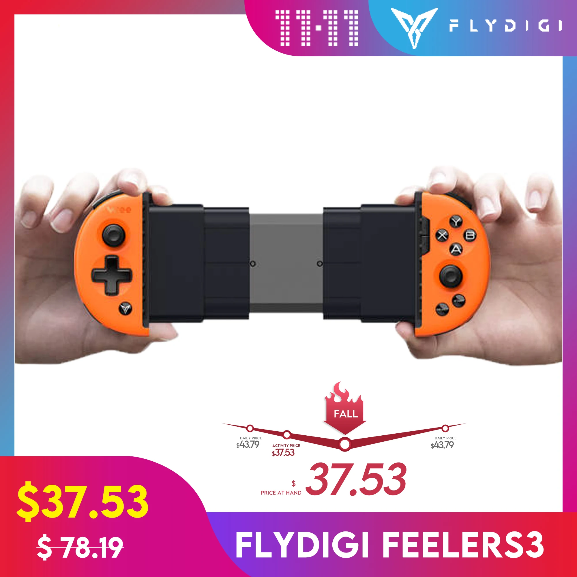 Flydigi Wee2T PUBG For IOS Android Bluetooth Wireless Flashplay 6-Axis Adjustable Gamepad Game Controller
Flydigi Wee2T PUBG For IOS Android Bluetooth Wireless Flashplay 6-Axis Adjustable Gamepad Game Controller