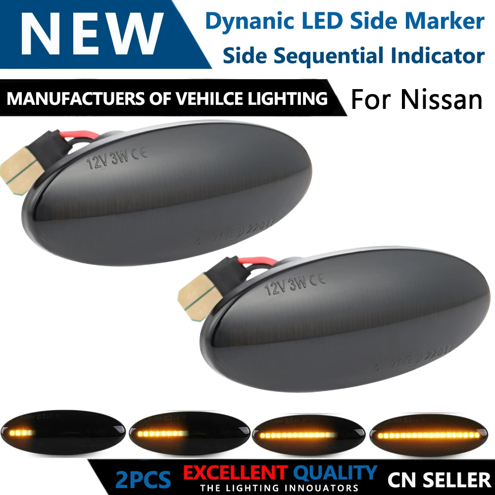 LED Car Side Marker Light Repeater Turn Signal Light for Nissan Tiida C11 Qashqai J10 Note E11 NE11 Micra K12 NP300 Navara D40
LED Car Side Marker Light Repeater Turn Signal Light for Nissan Tiida C11 Qashqai J10 Note E11 NE11 Micra K12 NP300 Navara D40