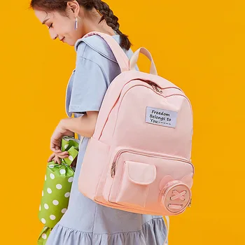 Student school bag female girl campus small fresh large capacity waterproof high school student backpack
Student school bag female girl campus small fresh large capacity waterproof high school student backpack