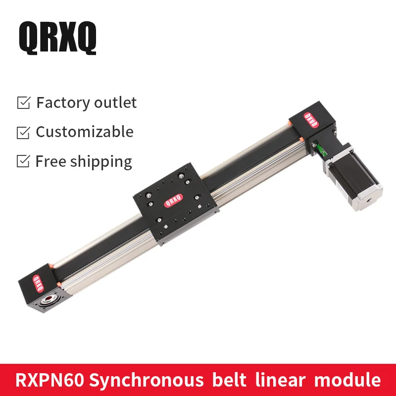 

RXP60 High-speed and low-noise guide rail dual-rail belt-driven linear actuator CNC linear sliding guide rail