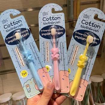Children's cartoon toothbrush single 2-5-12-year-old baby baby's primary teeth ultra-fine soft bristle toothbrush 
Children's cartoon toothbrush single 2-5-12-year-old baby baby's primary teeth ultra-fine soft bristle toothbrush