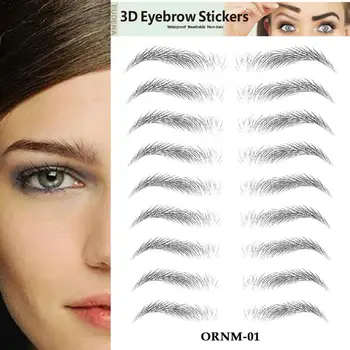3D Eyebrow Sticker Fake Brow Semi-Permanent Water Transfer Waterproof Makeup Eyebrow brow Tools Embroidery Eye Tattoo Patch N2N9
3D Eyebrow Sticker Fake Brow Semi-Permanent Water Transfer Waterproof Makeup Eyebrow brow Tools Embroidery Eye Tattoo Patch N2N9