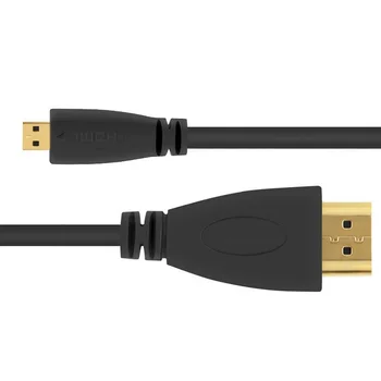 High-Speed MICRO HDMI TO HDMI Cable Type D To Type A Supports Bandwidth Up To 18Gbps Ethernet 3D 4K And Ethernet Capable
High-Speed MICRO HDMI TO HDMI Cable Type D To Type A Supports Bandwidth Up To 18Gbps Ethernet 3D 4K And Ethernet Capable