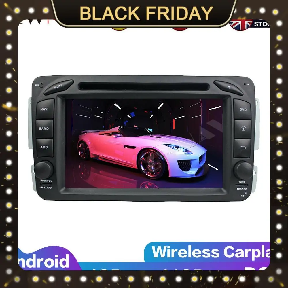 Carplay Android 10.0 Screen Car Multimedia DVD Player For BENZ C-Class W203 2000-2004 GPS Navi Auto Radio Audio Stereo Head Unit
Carplay Android 10.0 Screen Car Multimedia DVD Player For BENZ C-Class W203 2000-2004 GPS Navi Auto Radio Audio Stereo Head Unit