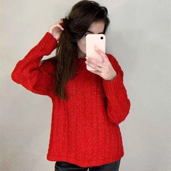 HziriP 2019 Autumn Winter Stylish Knitted Sweater High Quality Fashion Loose Pullover Free Female Casual Sweaters 4 Colors
HziriP 2019 Autumn Winter Stylish Knitted Sweater High Quality Fashion Loose Pullover Free Female Casual Sweaters 4 Colors