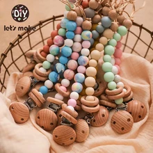 Let't Make 1PC Safe Baby Beech Wooden Teether Infant Nipple Appease Soother Pacifier Clip Chain Mobile Silicone Baby Pacifier
Let't Make 1PC Safe Baby Beech Wooden Teether Infant Nipple Appease Soother Pacifier Clip Chain Mobile Silicone Baby Pacifier