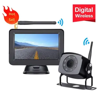 Rear View Camera 170 D Waterproof Night Vision Wireless Reversing Camera Kit, 5 Inch TFT Car Monitor DC12V-36V 500 Brightness
Rear View Camera 170 D Waterproof Night Vision Wireless Reversing Camera Kit, 5 Inch TFT Car Monitor DC12V-36V 500 Brightness