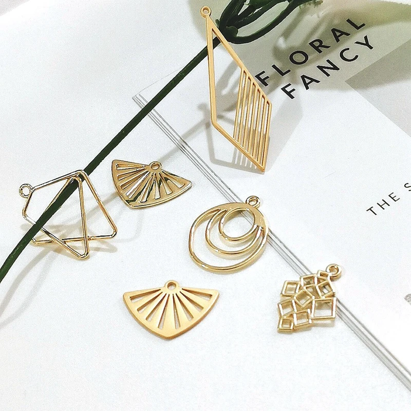 8pcs 2020New Alloy Geometry Rhombus Round Sector Fitting DIY Pendant Earring Earrings Making Earrings Material Earrings Finding
8pcs 2020New Alloy Geometry Rhombus Round Sector Fitting DIY Pendant Earring Earrings Making Earrings Material Earrings Finding
