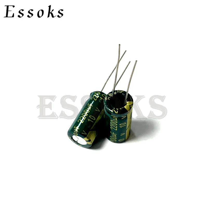 10pcs Electrolytic Capacitor 10V2200UF 10V 2200UF 10X20 mm High Frequency Low ESR Aluminum Capacitors
10pcs Electrolytic Capacitor 10V2200UF 10V 2200UF 10X20 mm High Frequency Low ESR Aluminum Capacitors